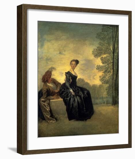 La Boudeuse, 1718-Antoine Watteau-Framed Art Print