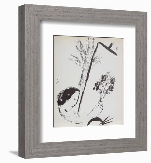 La Bouquet a la Main-Marc Chagall-Framed Collectable Print