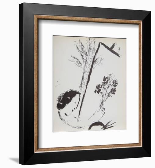 La Bouquet a la Main-Marc Chagall-Framed Collectable Print