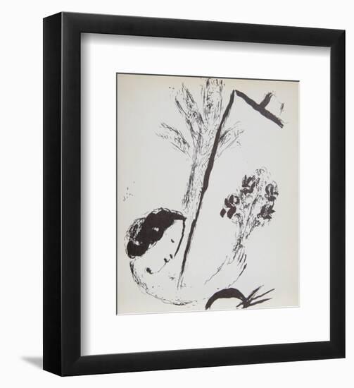 La Bouquet a la Main-Marc Chagall-Framed Collectable Print