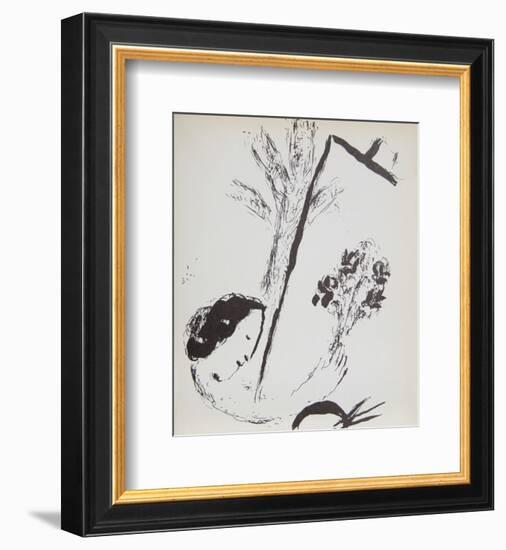 La Bouquet a la Main-Marc Chagall-Framed Collectable Print