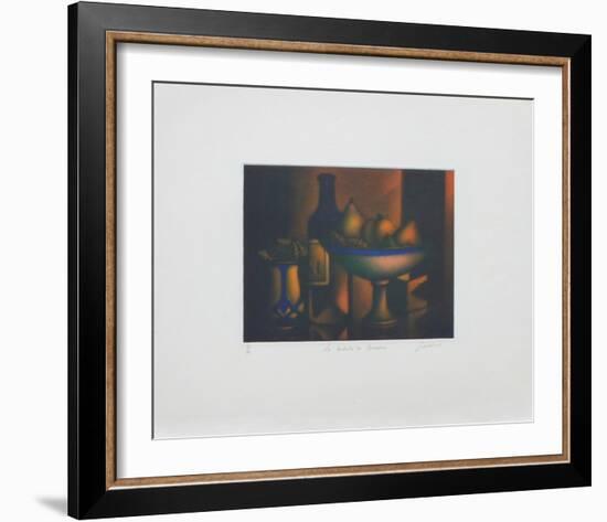 La bouteille de Bordeaux-Laurent Schkolnyk-Framed Limited Edition