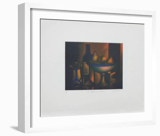 La bouteille de Bordeaux-Laurent Schkolnyk-Framed Limited Edition