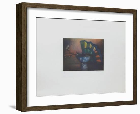 La branche de cerisier-Laurent Schkolnyk-Framed Limited Edition