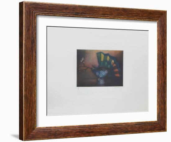 La branche de cerisier-Laurent Schkolnyk-Framed Limited Edition