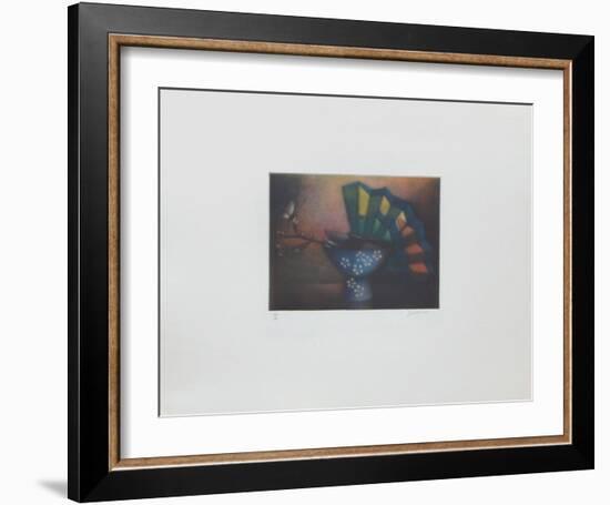 La branche de cerisier-Laurent Schkolnyk-Framed Limited Edition