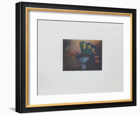 La branche de cerisier-Laurent Schkolnyk-Framed Limited Edition