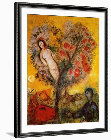 La Branche-Marc Chagall-Framed Art Print