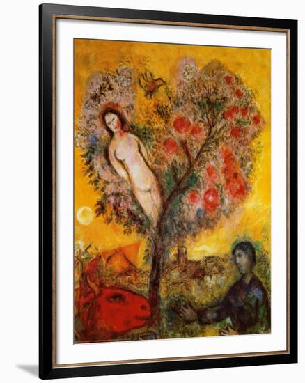 La Branche-Marc Chagall-Framed Art Print