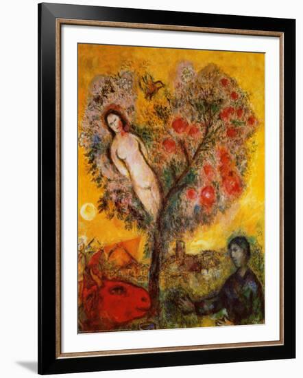 La Branche-Marc Chagall-Framed Art Print