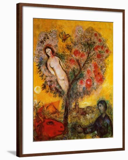 La Branche-Marc Chagall-Framed Art Print