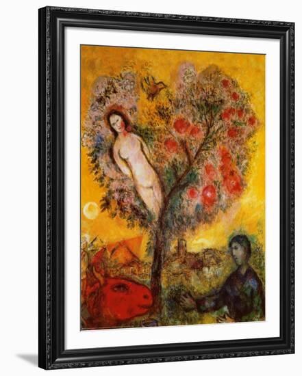 La Branche-Marc Chagall-Framed Art Print