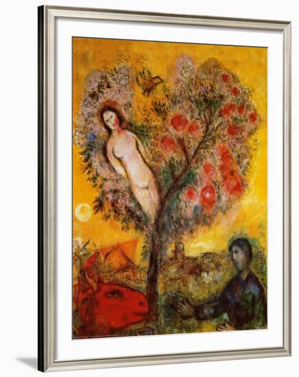 La Branche-Marc Chagall-Framed Art Print