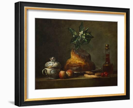 La Brioche-Jean-Baptiste Simeon Chardin-Framed Giclee Print