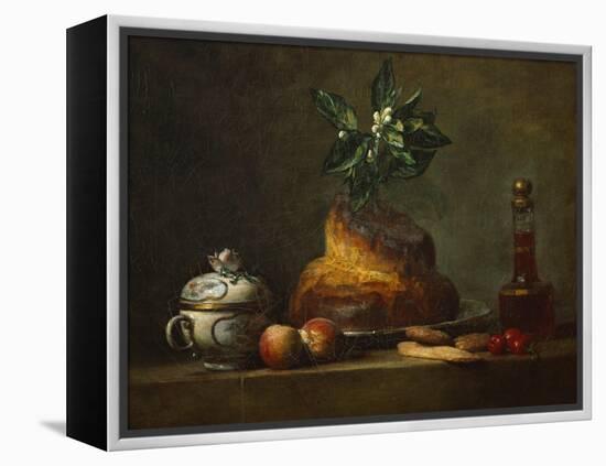 La Brioche-Jean-Baptiste Simeon Chardin-Framed Premier Image Canvas