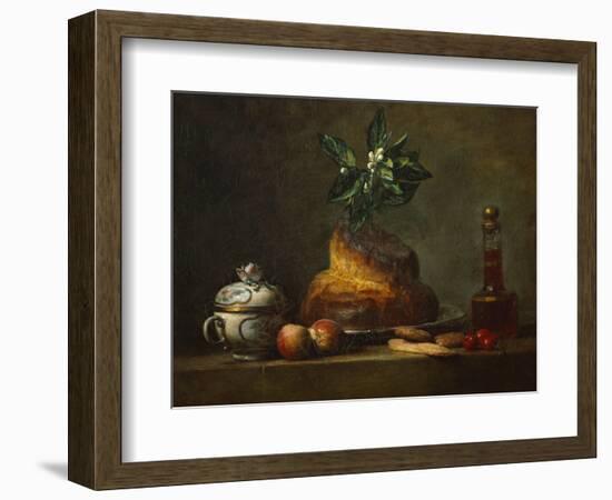 La Brioche-Jean-Baptiste Simeon Chardin-Framed Premium Giclee Print