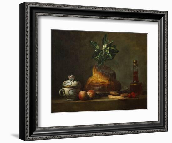 La Brioche-Jean-Baptiste Simeon Chardin-Framed Premium Giclee Print