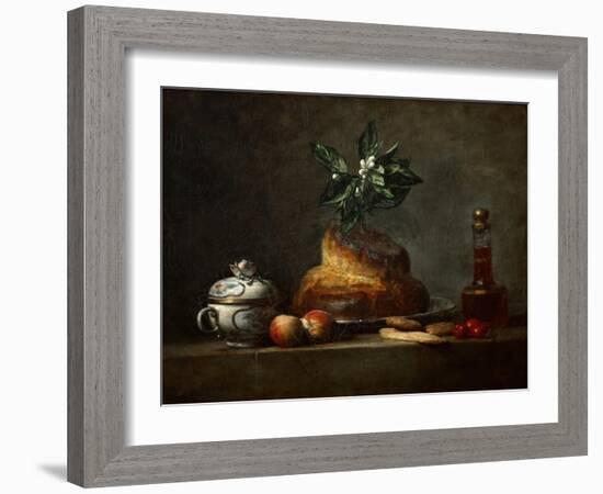 La Brioche-Jean-Baptiste Simeon Chardin-Framed Giclee Print