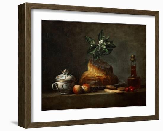 La Brioche-Jean-Baptiste Simeon Chardin-Framed Giclee Print