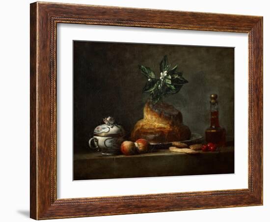 La Brioche-Jean-Baptiste Simeon Chardin-Framed Giclee Print