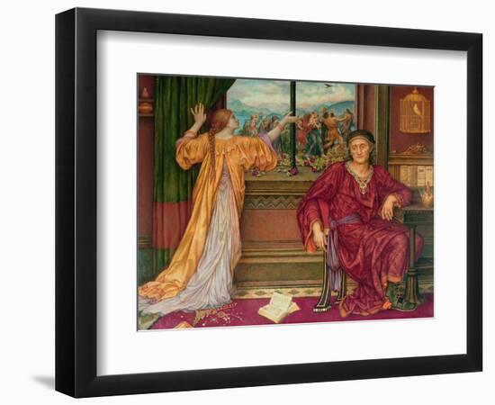 La Cage Doree - the Gilded Cage , by De Morgan, Evelyn (1855-1919). Oil on Canvas, between 1900 And-Evelyn De Morgan-Framed Giclee Print