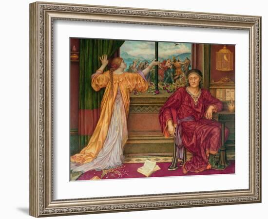La Cage Doree - the Gilded Cage , by De Morgan, Evelyn (1855-1919). Oil on Canvas, between 1900 And-Evelyn De Morgan-Framed Giclee Print