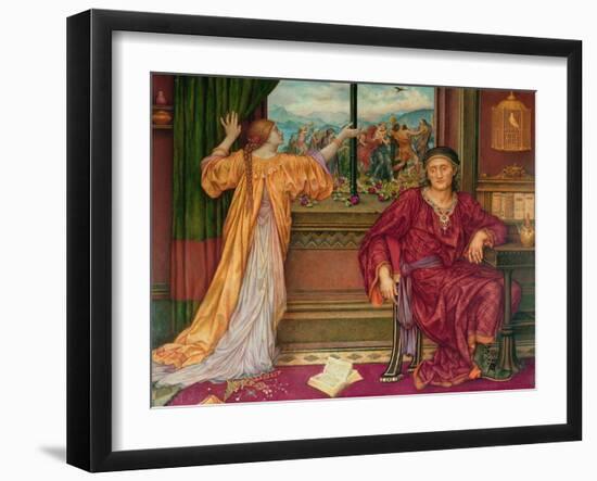 La Cage Doree - the Gilded Cage , by De Morgan, Evelyn (1855-1919). Oil on Canvas, between 1900 And-Evelyn De Morgan-Framed Giclee Print