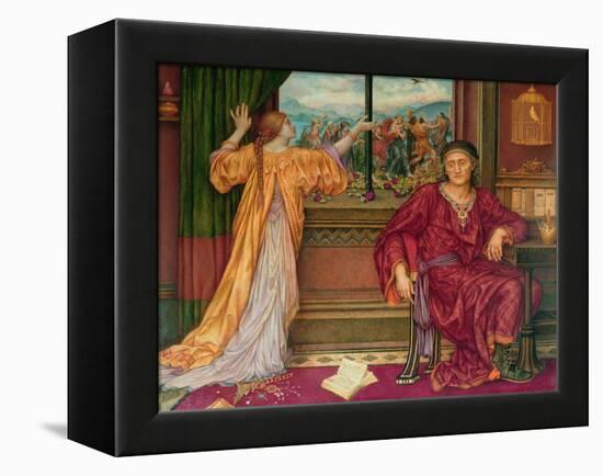 La Cage Doree - the Gilded Cage , by De Morgan, Evelyn (1855-1919). Oil on Canvas, between 1900 And-Evelyn De Morgan-Framed Premier Image Canvas