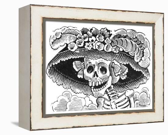 La Calavera de La Catrina, 1913-Jose Guadalupe Posada-Framed Premier Image Canvas