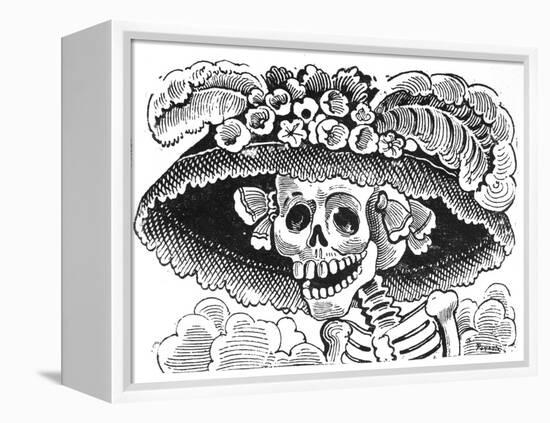 La Calavera de La Catrina, 1913-Jose Guadalupe Posada-Framed Premier Image Canvas