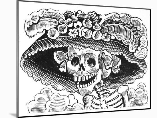 La Calavera de La Catrina, 1913-Jose Guadalupe Posada-Mounted Giclee Print