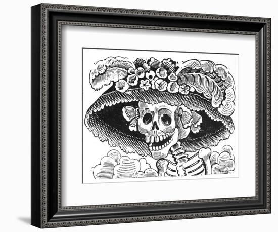 La Calavera de La Catrina, 1913-Jose Guadalupe Posada-Framed Giclee Print