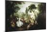 La Camargo Dancing-Nicolas Lancret-Mounted Art Print