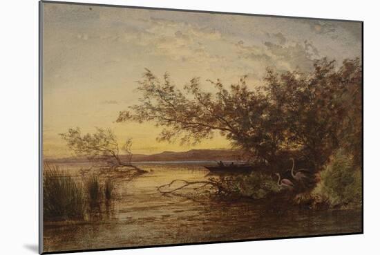 La Camargue, coucher de soleil-Félix Ziem-Mounted Giclee Print