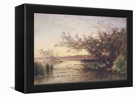 La Camargue, coucher de soleil-Félix Ziem-Framed Premier Image Canvas