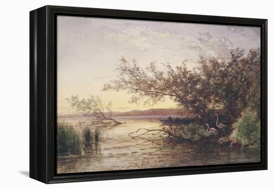 La Camargue, coucher de soleil-Félix Ziem-Framed Premier Image Canvas