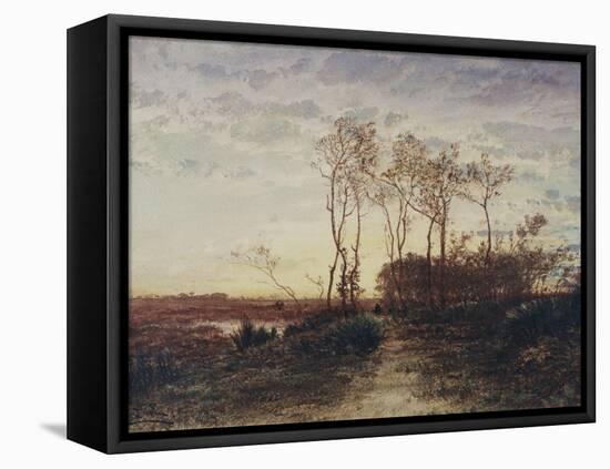 La Camargue, coucher de soleil-Félix Ziem-Framed Premier Image Canvas