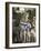 La Camera Degli Sposi: Grooms with Horse and Two Dogs-Andrea Mantegna-Framed Giclee Print