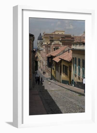 La Candelaria (Old Section of the City), Bogota, Colombia-Natalie Tepper-Framed Photo