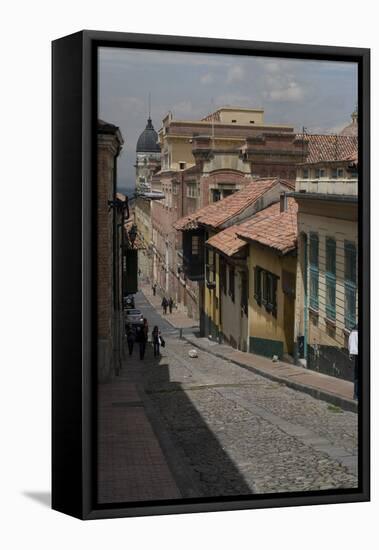 La Candelaria (Old Section of the City), Bogota, Colombia-Natalie Tepper-Framed Stretched Canvas