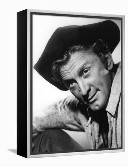 La captive aux yeux clairs THE BIG SKY by HowardHawks with Kirk Douglas, 1952 (b/w photo)-null-Framed Stretched Canvas