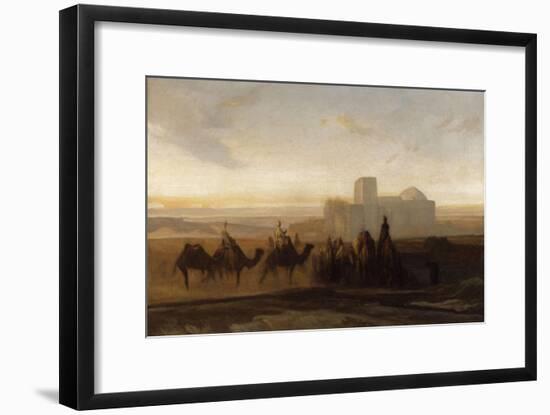 La Caravane-Alexandre Gabriel Decamps-Framed Giclee Print