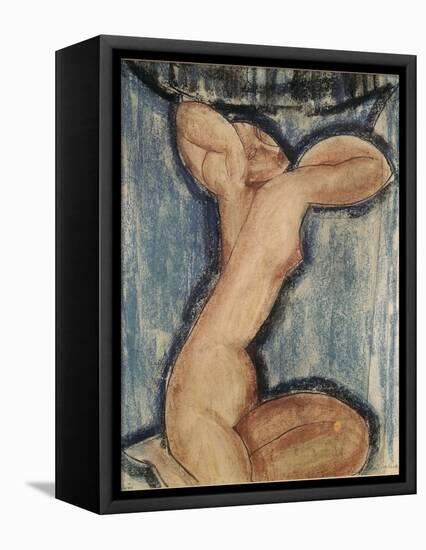 La cariatide-Amedeo Modigliani-Framed Premier Image Canvas