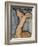 La cariatide-Amedeo Modigliani-Framed Giclee Print