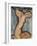 La cariatide-Amedeo Modigliani-Framed Giclee Print