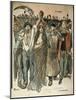 La Carmagnole," Patriotic Song of the French Revolution, from "Le Chambard Socialiste," 1894-Théophile Alexandre Steinlen-Mounted Giclee Print