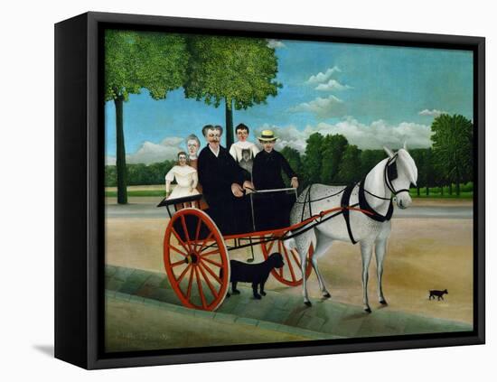 La carriole du Pere Junier, 1908 Canvas, 97 x 129 cm RF 1960-26.-Henri Rousseau-Framed Premier Image Canvas