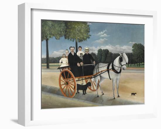 La Carriole Du PŠre Junier (Father Junier's Sleigh)-Henri Rousseau-Framed Giclee Print