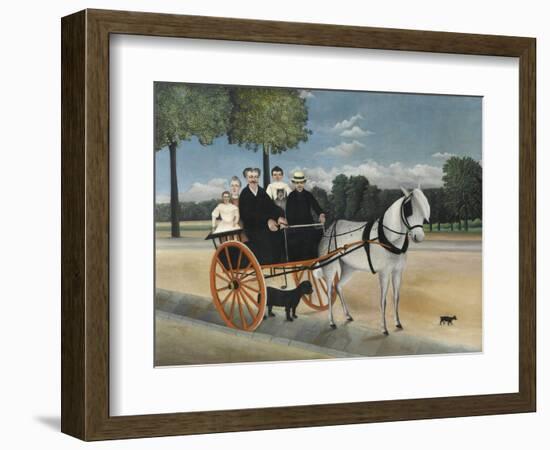 La Carriole Du PŠre Junier (Father Junier's Sleigh)-Henri Rousseau-Framed Giclee Print