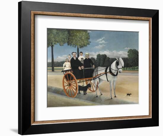 La Carriole Du PŠre Junier (Father Junier's Sleigh)-Henri Rousseau-Framed Giclee Print